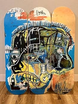 THE SKATEROOM バスキア スケートデッキ Amazon.co.jp: Skateboard スケートボード スケボー デッキ BASQUIAT